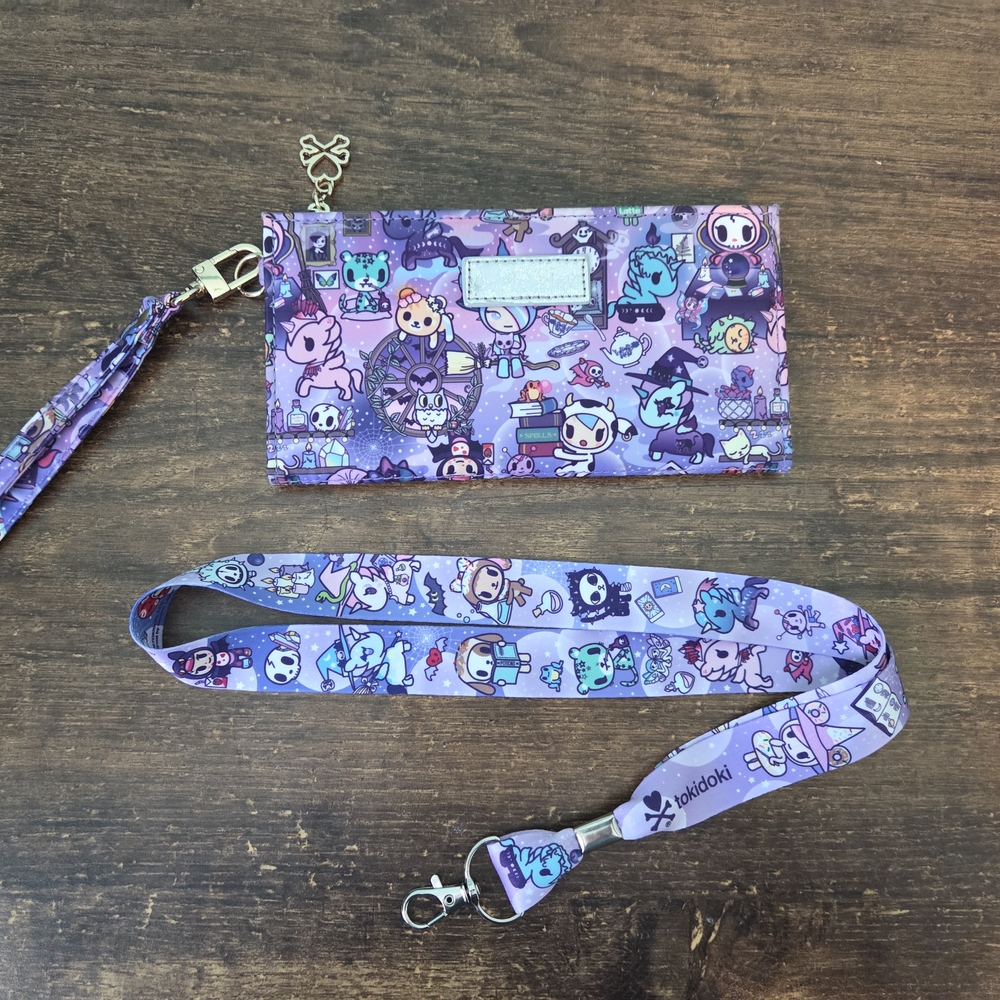 Tokidoki Purple Wallet and NEW Lanyard